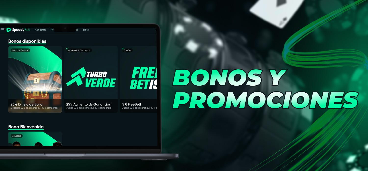 bonificaciones disponibles en speedybet