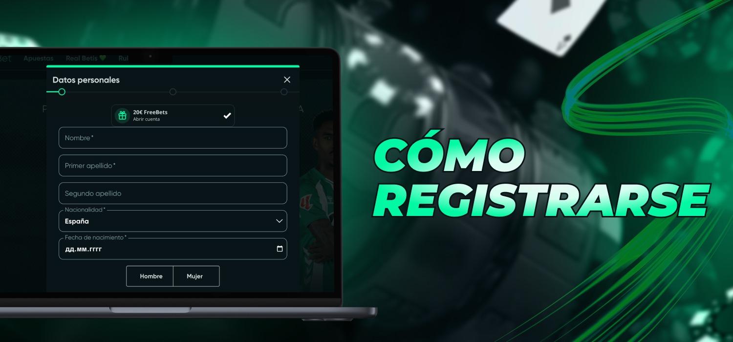 registro en casino online