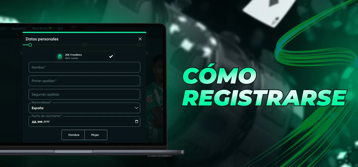 registro en casino online