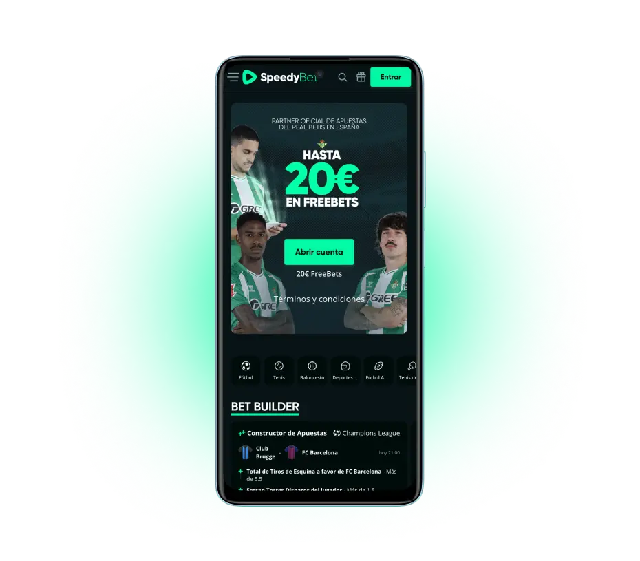 Aplicación móvil Speedybet